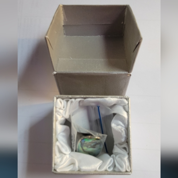 Abalone shell pendant in sterling silver - Picture 6 of 7